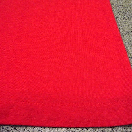 ビンテージ70's80's●キッズWISCONSIN Bucky BadgerプリントTシャツ赤size M(10-12)●230515c3-k-tsh 1970s1980sウィスコンシン州古着