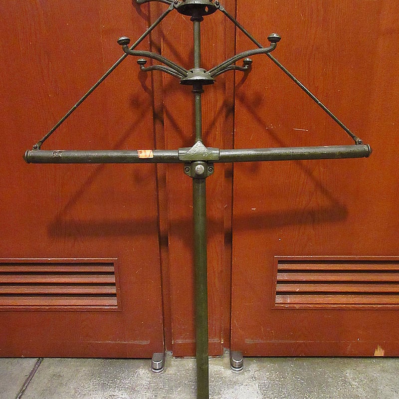 イタリア製 アンティーク ポールハンガー H1765 ビンテージ~20's○メタルポールハンガー○231116i6-rack