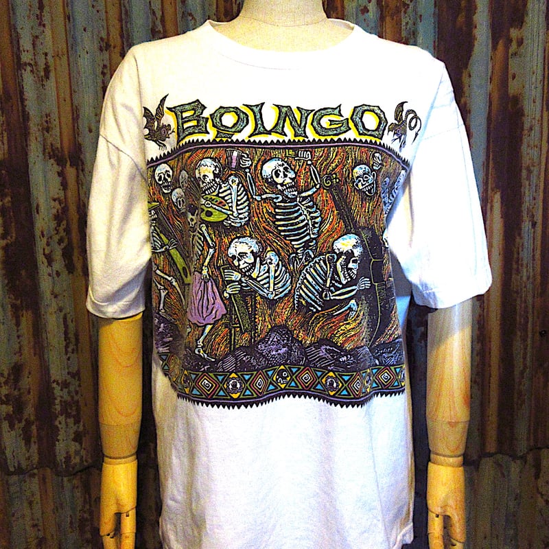 ビンテージ90's○OINGO BOINGO 1994年ツアーTシャツ白size L