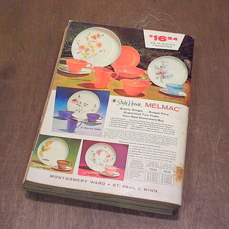 モンゴメリーワード　Montgomery ward ビンテージ　カタログ　40s ビンテージ60's○MONTGOMERY WARD 1962年 Fall/Winterカタログ