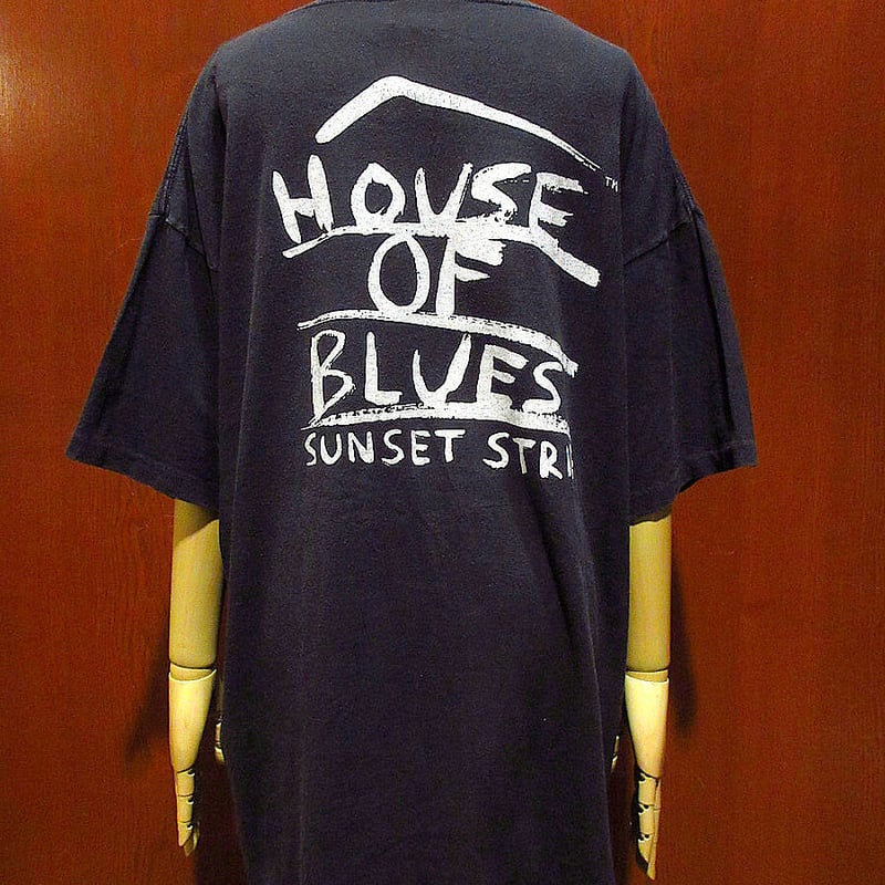 ビンテージ90's○HOUSE OF BLUESコットン両面プリントTシャツsize XL○2
