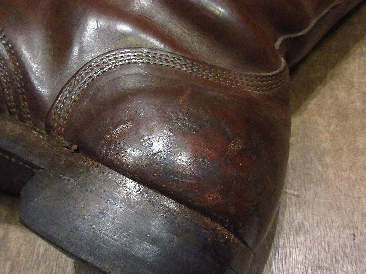 ビンテージ50's○U.S.ARMYジャンプブーツ茶size 8 1/2 D○221011i2...