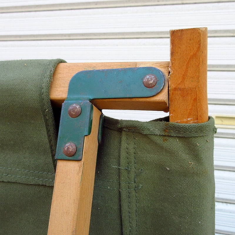 スチール製 軍用 ヴィンテージ 担架 コット 簡易 担架