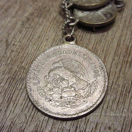 ビンテージ●メキシカンコインブレスレット●240223i5-bngメキシコ硬貨アクセサリー1945年40s