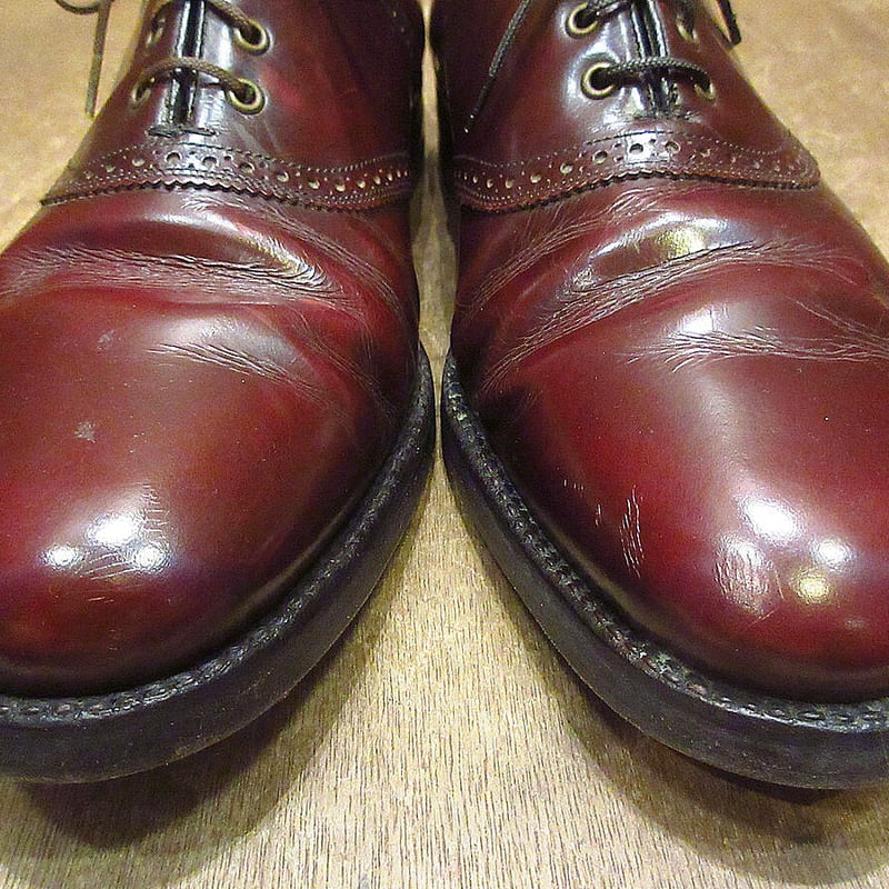 フローシャイム FLORSHEIM US8 1/2  D バーガンディ