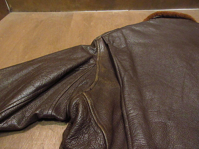 ビンテージ50's○U.S.NAVY G-1 55J14フライトジャケット size 38○2