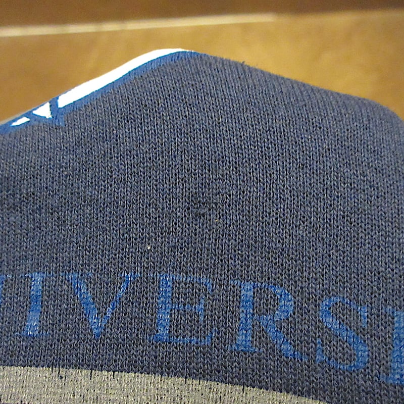 ビンテージ80's○GUプリントラグランスウェット紺○250331z3-m-sws