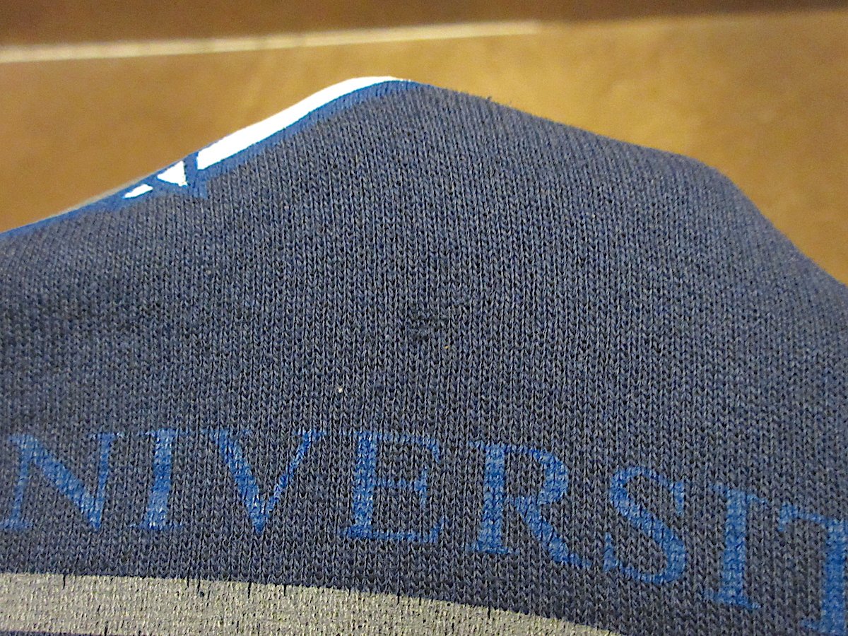 ビンテージ80's○GUプリントラグランスウェット紺○250331z3-m-sws