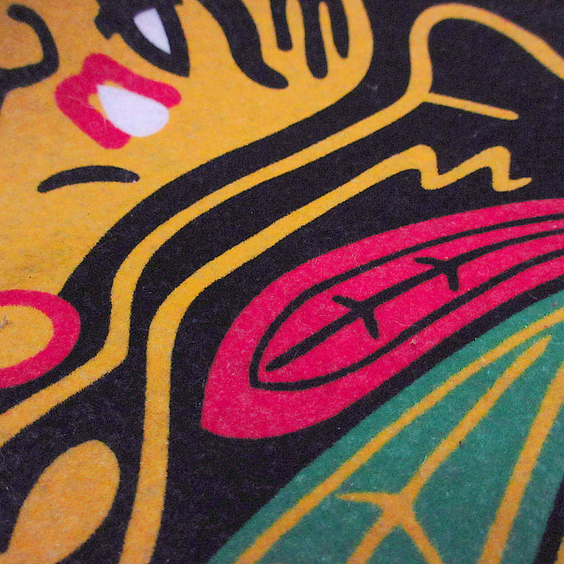 ビンテージ80's90's○CCM Chicago Blackhawksホッケーシャツ赤siz