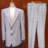 ビンテージ70's●Meier ＆ Frank 2Bスーツツーピースグレー●240418c6-m-suit 1970sメンズセットアップブレザーフォーマル