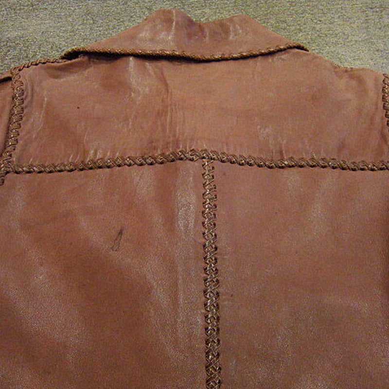 ビンテージ70's○North Beach Leather レディースレザージャケット Siz