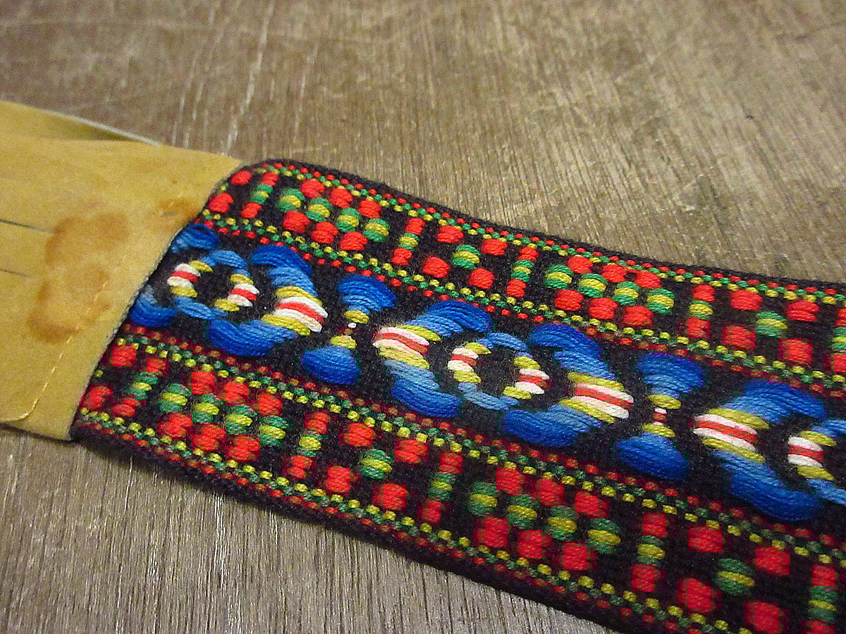 70s woodstock vtg ベルト ウッドストック 総柄 ヒッピー