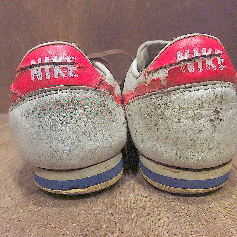 NIKE コルテッツ　1980年 NIKE,80s,MADE IN KOREA,CORTEZ LEATHER,WHITE RED,,LEATHER