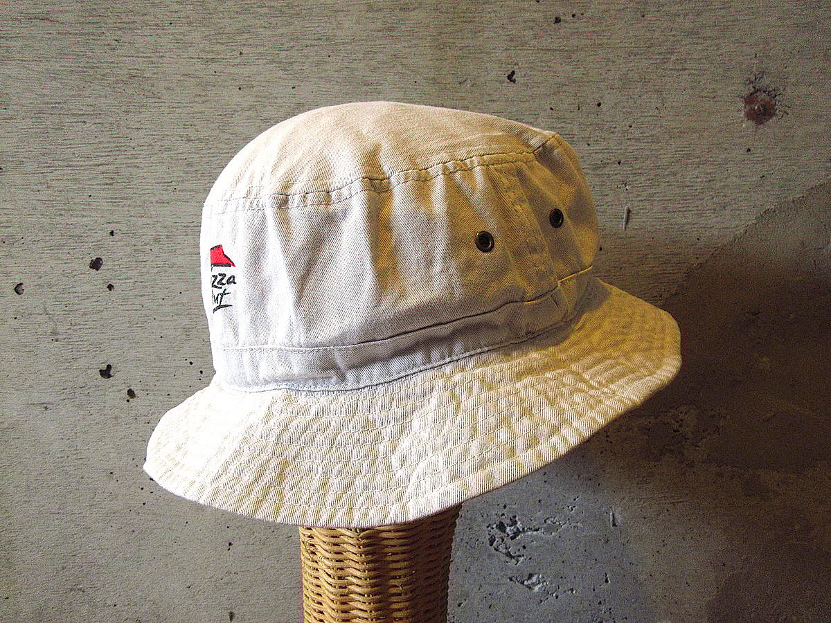 ビンテージ90's00's○LA Dodgers x Pizza Hutバケットハット○241