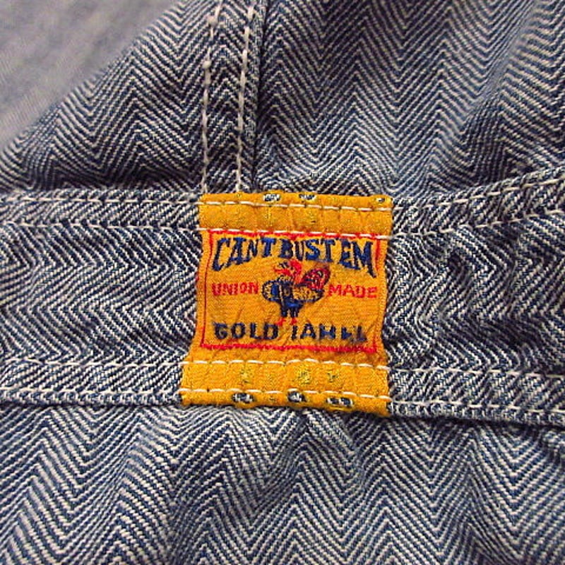 ビンテージ50's○CAN'T BUST'EM HBTオールインワンsize 44M○2012 ビンテージ50's○CAN'T BUST'EM HBTオールインワンsize 44M○2012