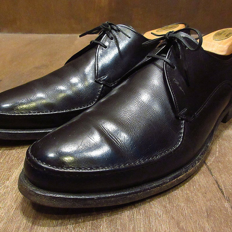 ビンテージ50's60's○WEYENBERG SILK LABEL Uチップシューズ黒10