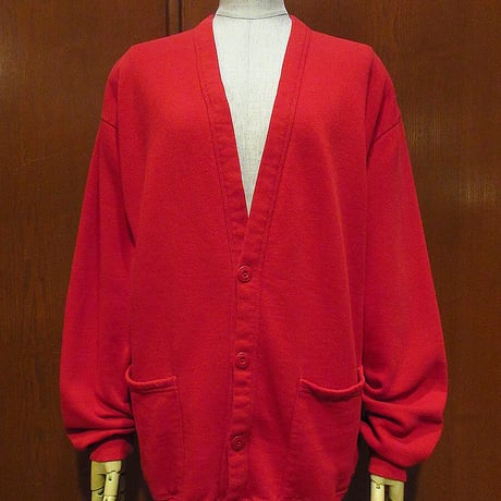 50s 60s ヴィンテージ　スエットカーディガン　usa製 スウェット 60s ヴィンテージスウェット USA製 XL相当 ライトブルー - メルカリ