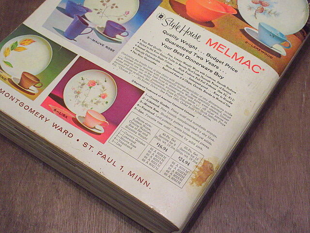 モンゴメリーワード　Montgomery ward ビンテージ　カタログ　40s 古書古本 dessin：MONTGOMERY WARD & Co. CATALOGUE Spring