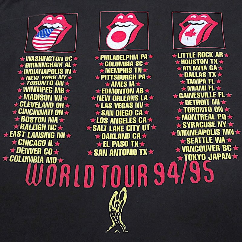 ビンテージ90's○THE ROLLING STONES VOODOO LOUNGE TOUR