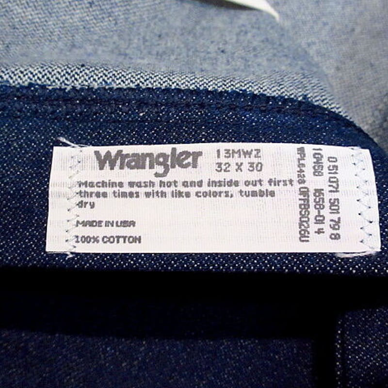 ビンテージ○DEADSTOCK MADE IN U.S.A. Wrangler 13MWZ ス