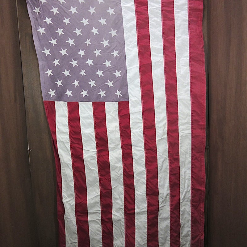ビンテージ○50星アメリカ星条旗size 約89.5cm × 約148cm○260303n3-
