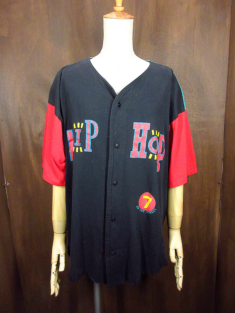 ビンテージ90's○ATHLETIC WORKS HIP HOPプリントベースボール ビンテージ90's○ATHLETIC WORKS HIP HOPプリントベースボール