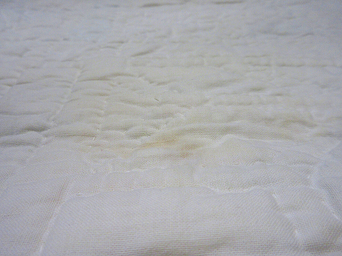 ビンテージ40's○パッチワークキルトファブリック約210cm×約176cm