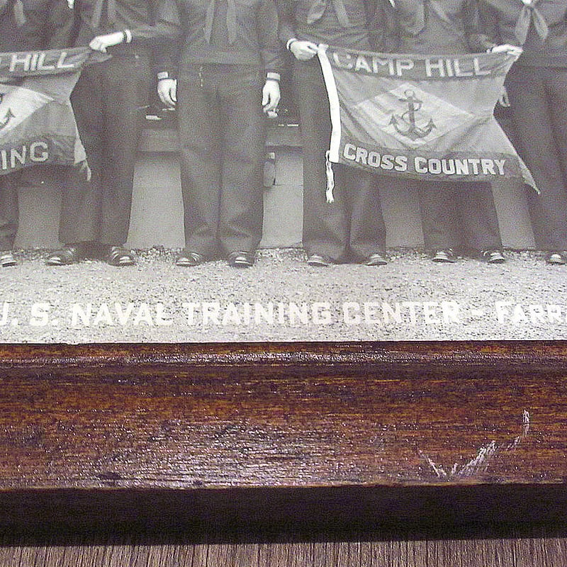 ビンテージ40's○U.S.NAVY額入りミリタリー集合写真○221022m6
