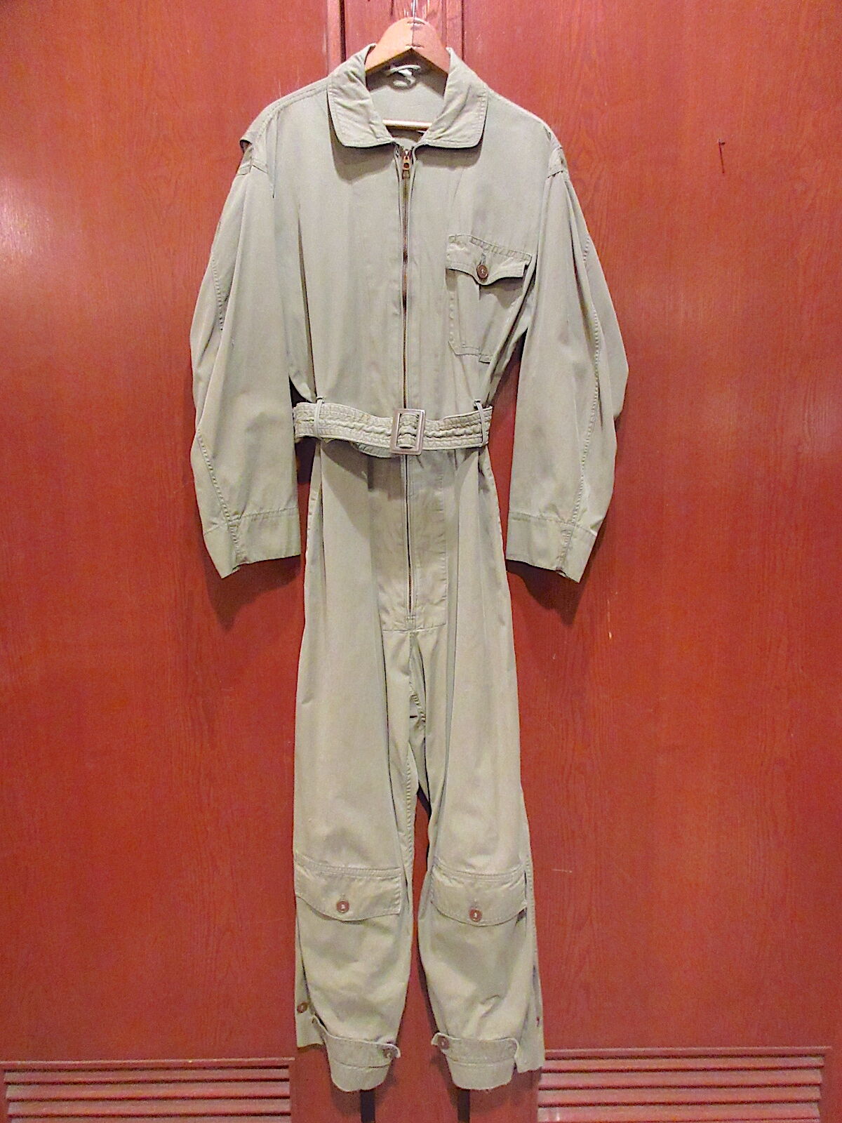 40s アメリカ軍 サマーフライトスーツ military ヴィンテージ 米軍 40s USAAF SUIT SUMMER FLYING サマー フライト スーツ カーキ系