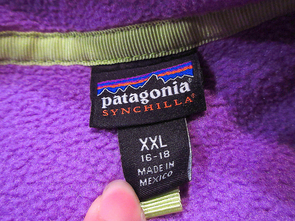 Patagonia SYNCHILLAガールズフリーススナップT size XXL○23032