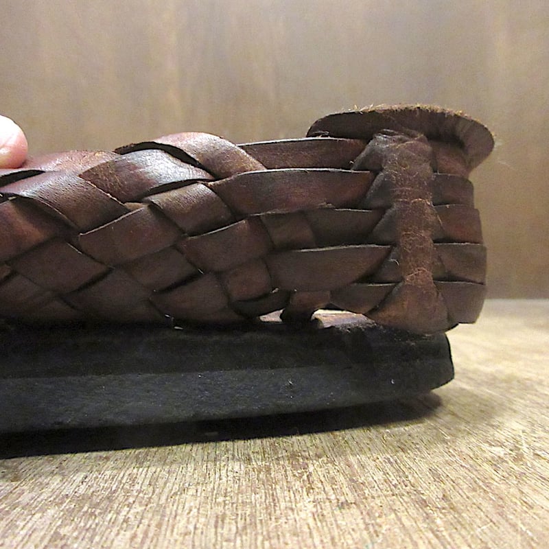 Bernhard Willhelm /レザー巻きサンダル 初期〜中期アーカイヴ ビンテージ○Eddie Bauerレザーサンダル○250601z8-m-sdl-225cmエデ