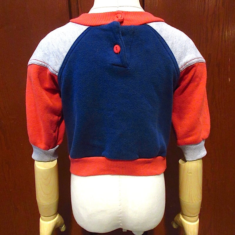 ビンテージ90's○Barneyキッズ裏起毛ラグランスウェット○230322c2-k