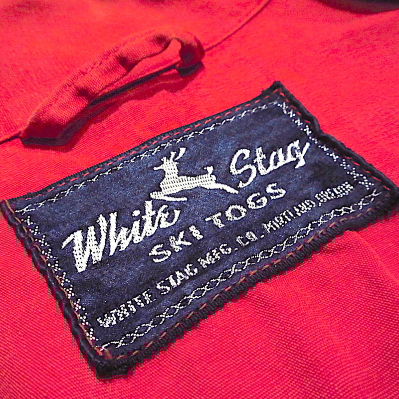 ビンテージ40's○White Stagチンストラップ付きコットンスキー