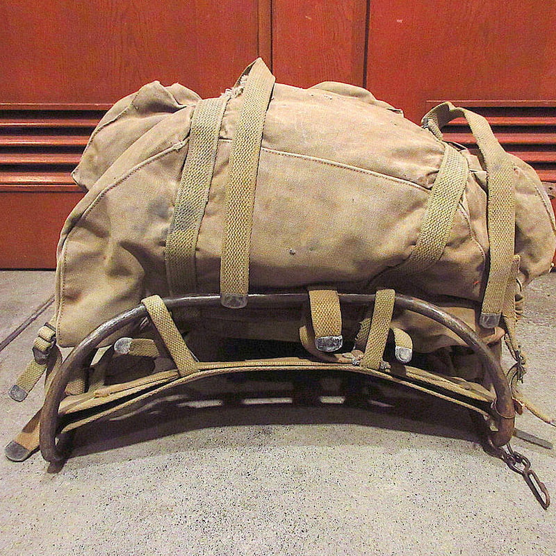 ビンテージ40's○U.S.ARMY山岳部隊ステンシル入りフレームパック