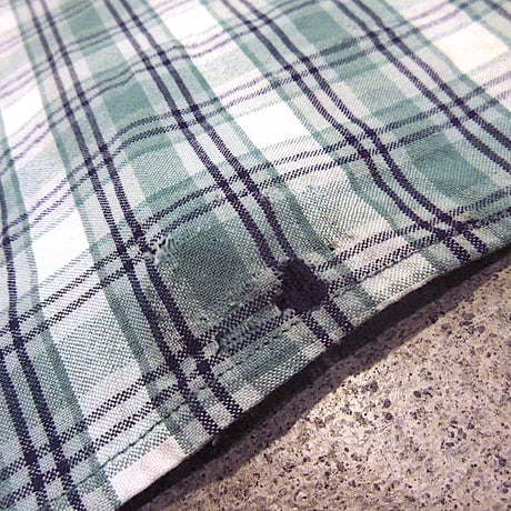 ビンテージ90's●Eddie Bauerチェックボタンダウン半袖シャツsize XL●240422m4-m-sssh-drsアウトドアトップスメンズ古着