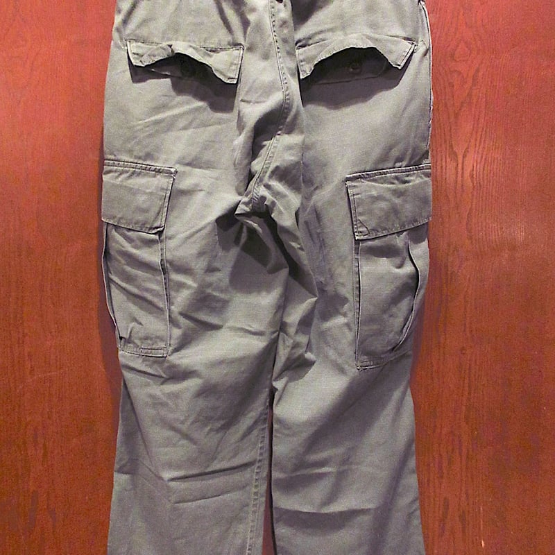 60s 米軍実物 ジャングルファティーグパンツ ミリタリー ビンテージ60's○U.S.ARMYジャングルファティーグパンツ5th size S-LONG
