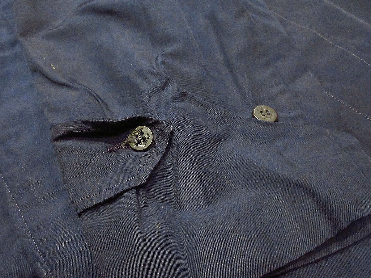 ビンテージ50's60's○USAF黒タグレインコート紺size 34R ビンテージ50's60's○USAF黒タグレインコート紺size 34R
