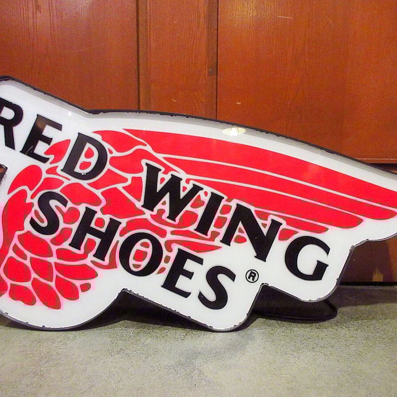 ビンテージ○RED WING ストアディスプレイサインライト ビンテージ○RED WING ストアディスプレイサインライト