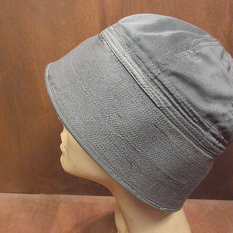 ビンテージ40's○DEADSTOCK U.S.NAVYセーラーハットグレー7