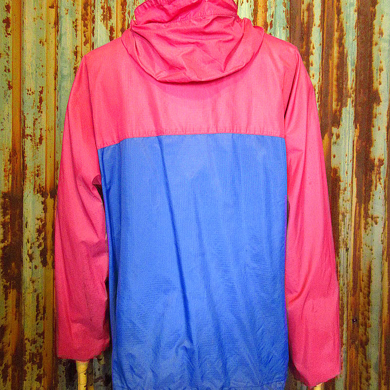 ビンテージ90's○Patagoniaナイロンアノラックパーカ 青×ピンク ビンテージ90's○Patagoniaナイロンアノラックパーカ 青×ピンク