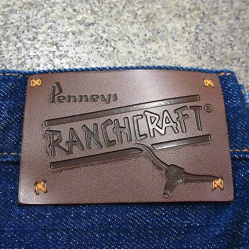 ビンテージ60's70's○Penneys RANCHCRAFTストレートデニムパンツ実寸W8
