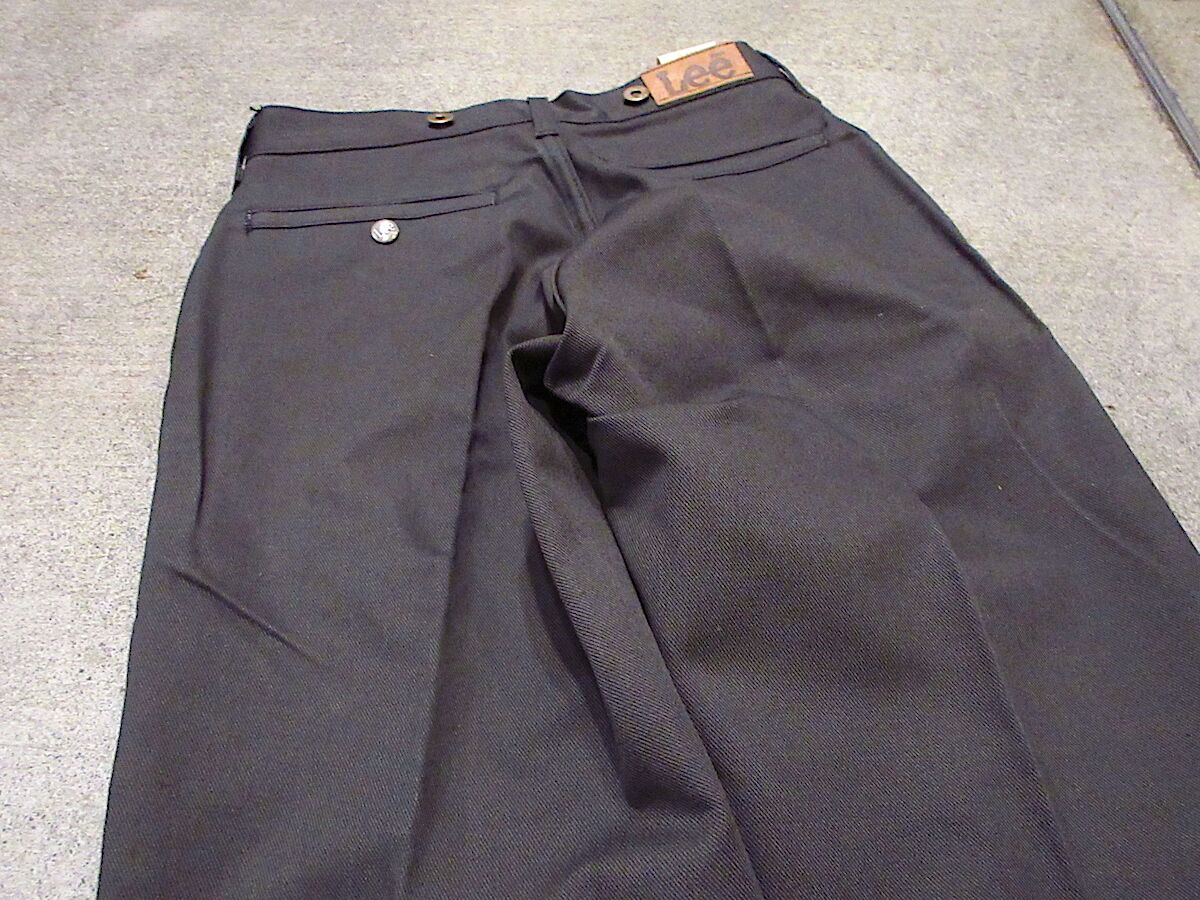 Lee フリスコジーンズ ヴィンテージ ビンテージ80's○DEADSTOCK Leeフリスコジーンズ黒表記W29L30