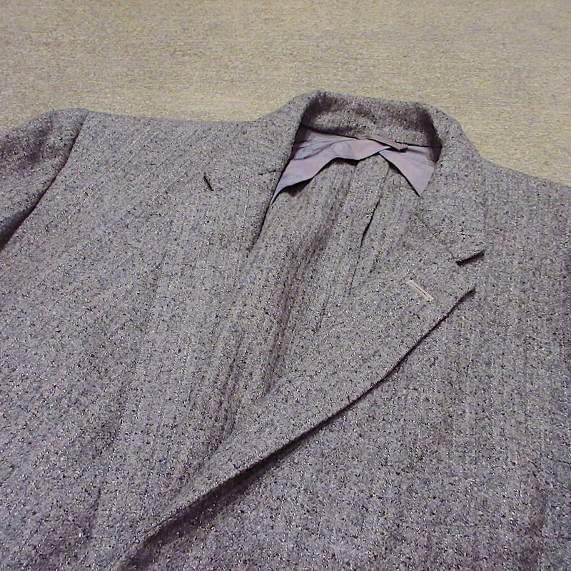 最終値下げ】50s roberthall 絣 ネップ テーラードジャケット