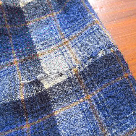 ビンテージ70’s●PENDLETONチェックウールループカラーシャツsize L●240302k2-m-lssh-wl 1970sペンドルトン古着