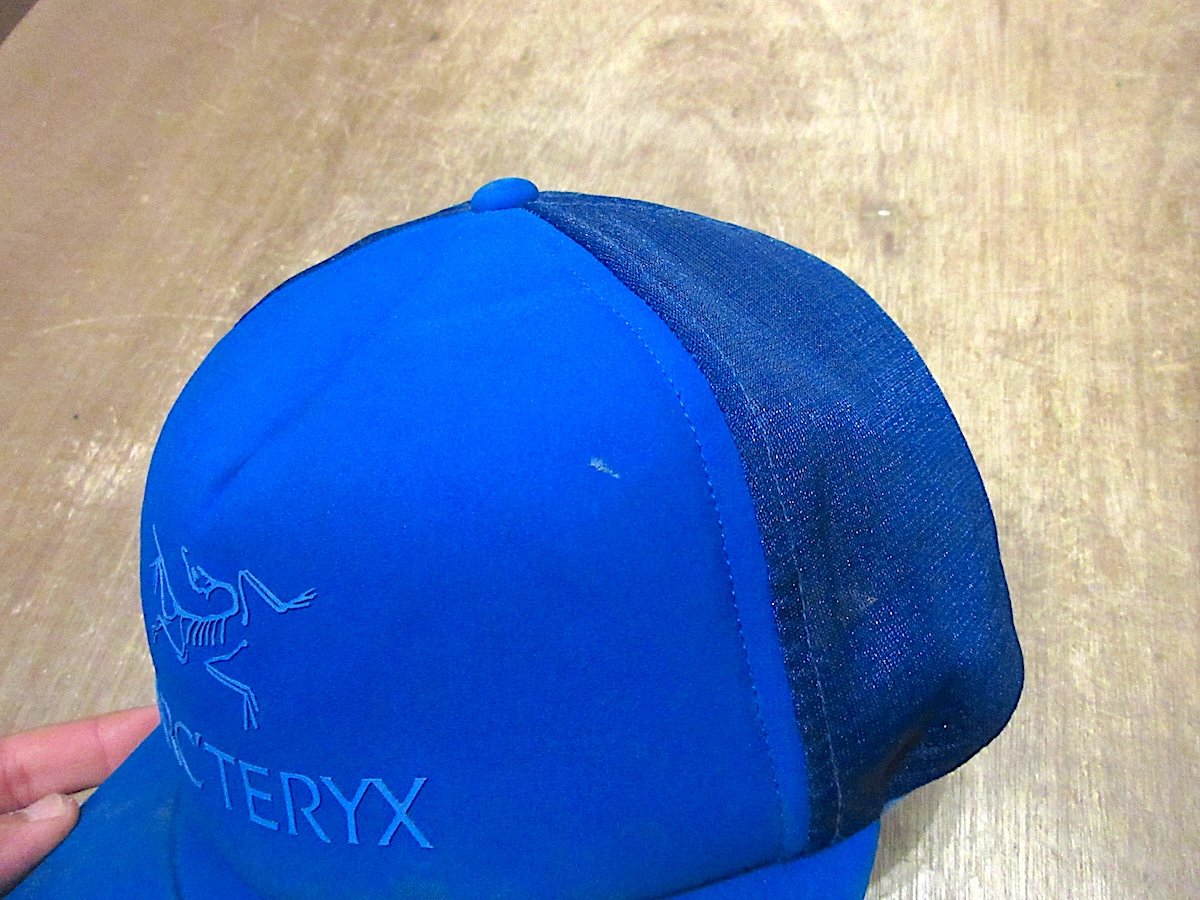 ARC'TERYX 5パネルスナップバックメッシュキャップ青○260128z4-m-cp-bb