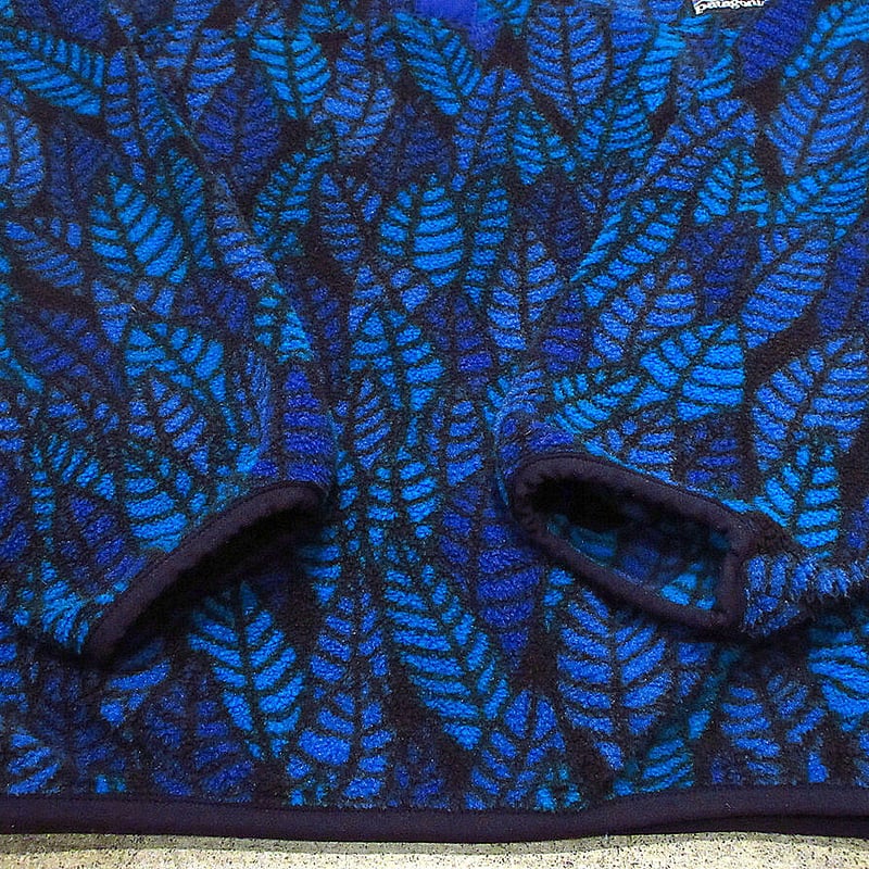 ビンテージ90's○Patagoniaリーフ総柄フリーススナップT size M○230318
