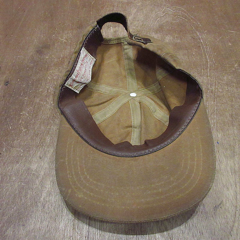 ビンテージ80's90's○FILSONオイルドコットン6パネルキャップ ビンテージ80's90's○FILSONオイルドコットン6パネルキャップ