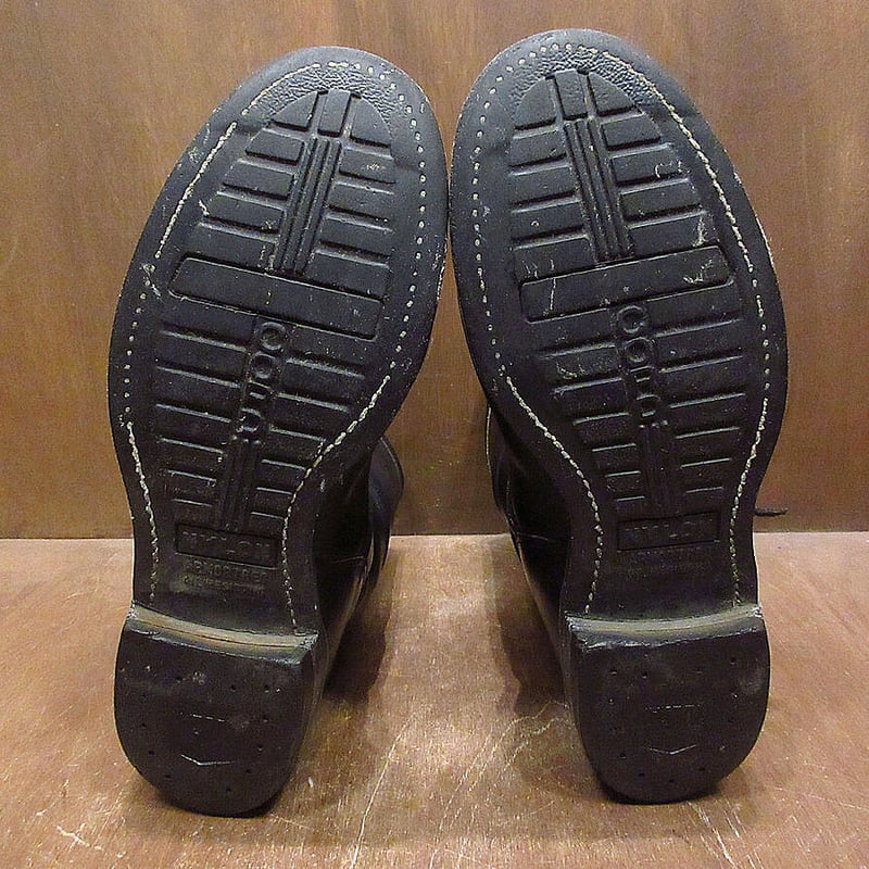 ビンテージ70's○Georgiaエンジニアブーツ黒○221225j1-m-bt-285cm古