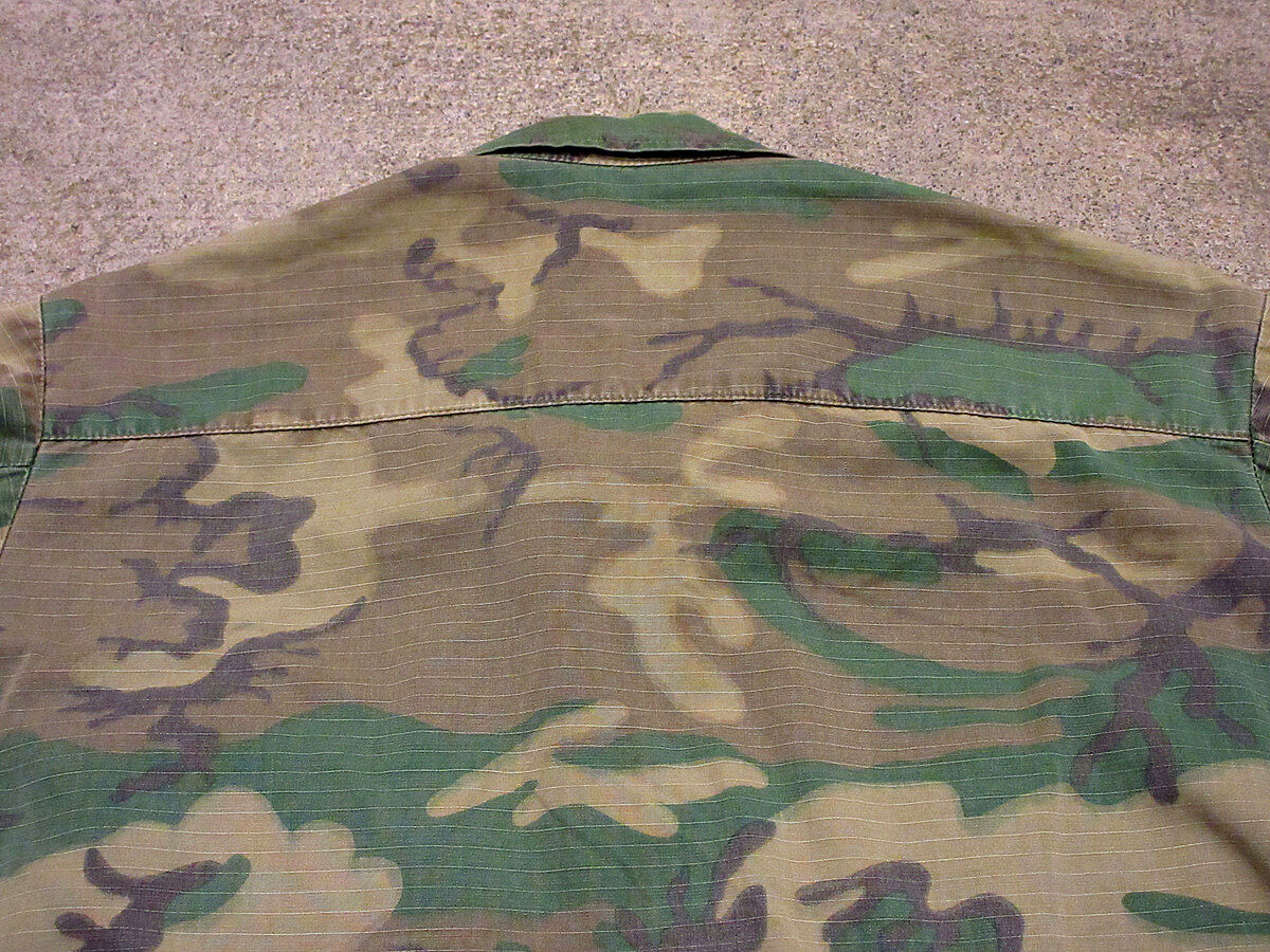 ビンテージ70's○USMC ERDLカモジャングルファティーグジャケット 4th