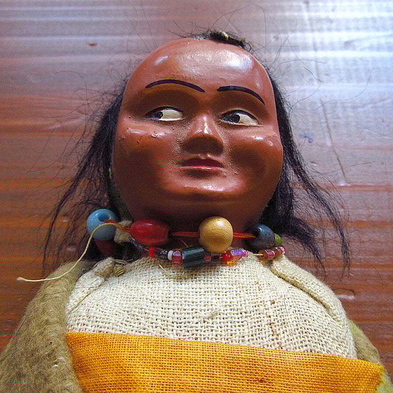 ビンテージ-40's○インディアンドール○230910j2-doll雑貨1940s